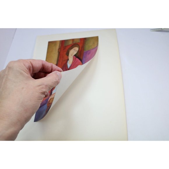 Modigliani Print Jeanne Heburtne Vintage 88893 - Picture 4 of 5